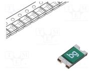 Fuse: PTC polymer; 250mA; Imax: 40A; 0ZCJ; 1206 BEL FUSE