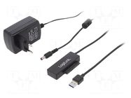 USB to SATA adapter; SATA plug,USB A plug; 5Gbps LOGILINK