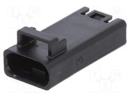 Connector: wire-wire; plug; FLH; PIN: 2; male; Type: w/o contacts Amphenol Communications Solutions