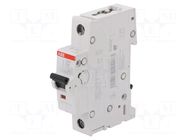 Circuit breaker; 230/400VAC; Inom: 4A; Poles: 1; Charact: D; 6kA ABB