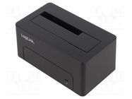 Docking station; PnP and hot-plug,LED status indicator; black LOGILINK