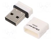 PC extension card: WiFi network; USB 2.0; white; 2.4÷2.4835GHz QOLTEC