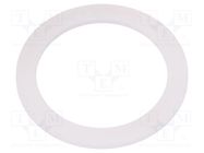 Gasket; polyetylene; Thk: 2mm; Øint: 40mm; Øout: 48mm; M40; -30÷70°C HUMMEL