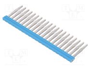 Comb bridge; ways: 20; blue; A series WEIDMÜLLER