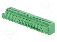 Pluggable terminal block; 3.81mm; ways: 14; straight; plug; female PHOENIX CONTACT