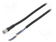 Connection lead; M8; PIN: 3; straight; Len: 2m; plug; 1A; XS3; PVC OMRON