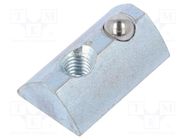 Nut; for profiles; Width of the groove: 8mm; steel; T-slot FATH