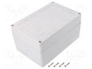 Enclosure: multipurpose; X: 120mm; Y: 180mm; Z: 90mm; ZP; ABS; gasket KRADEX