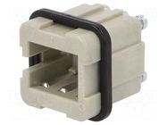 Connector: HDC; contact insert; female; EPIC STA; PIN: 6; 10A; 60V LAPP