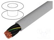 Wire; JZ-500; 34G0.75mm2; unshielded; 300V,500V; Cu; stranded; grey HELUKABEL