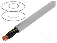 Wire; JZ-500; 10G0.75mm2; unshielded; 300V,500V; Cu; stranded; grey HELUKABEL