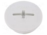 Stopper; M20; 1.5; IP68; polyamide; light grey; SKINDICHT®; 6mm LAPP