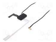 Antenna; 8dBi; DAB; 50Ω; black; 5VDC,12VDC; RG174; -40÷85°C PER.PIC.