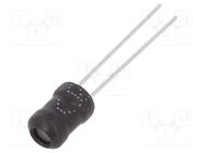 Inductor: wire; THT; 220uH; Ioper: 400mA; 1.67Ω; ±10%; Ø5.5x7.5mm FERROCORE