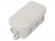 Enclosure: junction box; X: 43mm; Y: 80mm; Z: 36mm; polyetylene; IP55 OBO BETTERMANN