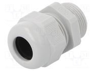 Cable gland; PG16; IP68; polyamide; light grey; V-TEC PG OBO BETTERMANN