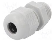 Cable gland; PG9; IP68; polyamide; light grey; V-TEC PG OBO BETTERMANN