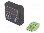 Digital pointer; 22mm; CM22; -25÷60°C; IP65; 12÷24VDC; 100mA; 0.1% COBI ELECTRONIC