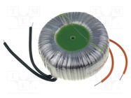 Transformer: toroidal; 120VA; 230VAC; 12V; 10A; Leads: cables; IP00 BREVE TUFVASSONS