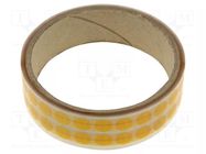 Tape: high temperature resistant; Thk: 63.5um; 55%; golden; reel BLT