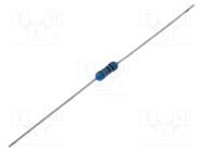 Resistor: metal film; THT; 100kΩ; 0.6W; ±1%; Ø0.55x28mm; Ø2.4x6.3mm YAGEO