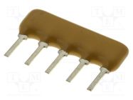 Resistor network: X; THT; 3.3kΩ; ±2%; 0.2W; No.of resistors: 4; 100V BOURNS