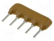 Resistor network: X; THT; 4.7kΩ; ±2%; 0.2W; No.of resistors: 4; 100V BOURNS