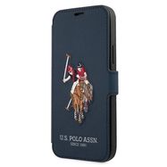 US Polo USFLBKP12LPUGFLNV iPhone 12 Pro Max 6,7" granatowy/navy book Polo Embroidery Collection, U.S. Polo Assn.