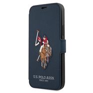 US Polo USFLBKP12MPUGFLNV iPhone 12/12 Pro 6,1" granatowy/navy book Polo Embroidery Collection, U.S. Polo Assn.