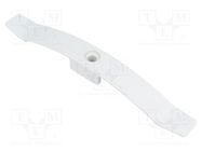 Holder; polyamide; light grey; Ømount.hole: 6mm; W: 20mm; L: 166mm OBO BETTERMANN