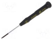 Screwdriver; precision; hex key; HEX 2mm; ESD; Xonic ESD C.K