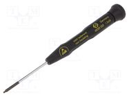 Screwdriver; hex key; precision; HEX 1,5mm; ESD; Xonic ESD C.K