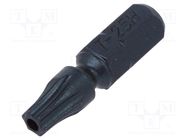 Screwdriver bit; Torx® with protection; T25H; Overall len: 25mm C.K