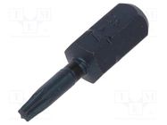 Screwdriver bit; Torx®; TX09; Overall len: 25mm C.K