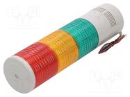 Signaller: signalling column; LED; red/amber/green; 24VDC; IP23 QLIGHT