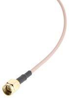 COAX CABLE, SMA PLUG-FREE END, 12"