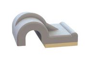 CABLE CLIP, ADHESIVE, PA66, NATURAL