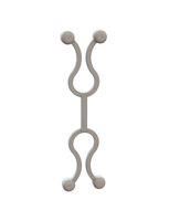 CABLE TIE, TWIST LOCK, 0.4", NAT, PA6.6