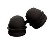 GROMMET, NYLON, 12.7MM, BLACK