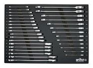 RATCHET WRENCH TRAY SET, COMBO, 31PC