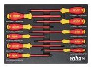 SCREWDRIVER TRAY SET, CUSHION GRIP, 10PC