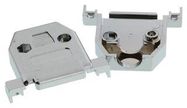 D-SUB BACKSHELL, DA, 180DEG, ABS/METAL