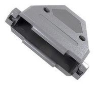 D-SUB BACKSHELL, DC, 180DEG, PLASTIC