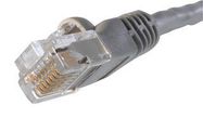 CABLE, RJ45 PLUG, CAT5E, 3FT, GREY