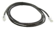 CABLE, RJ45 PLUG, CAT5E, 7FT, BLACK