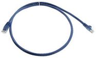 CABLE, RJ45 PLUG, CAT6, 3FT, BLUE