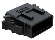 PLUG HOUSING, 12POS, THERMOPLASTIC, BLK