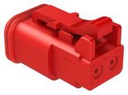 AUTOMOTIVE HOUSING, PLUG, 2POS, 13A, RED