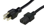 POWER CORD, IEC C13-NA PLUG, 11FT, 1.8A