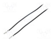 Cable; CLIK-Mate female; Len: 0.3m; 24AWG; Contacts ph: 1.5mm MOLEX